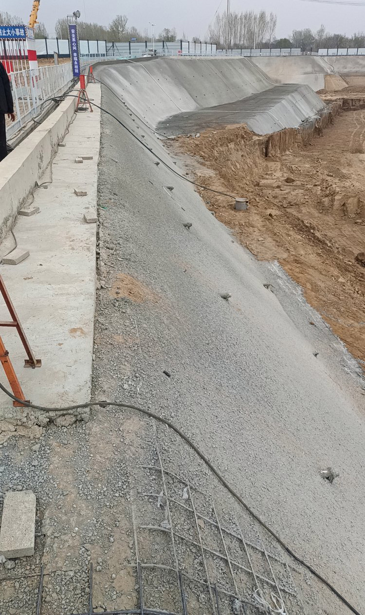 盐城建湖县挂网喷浆